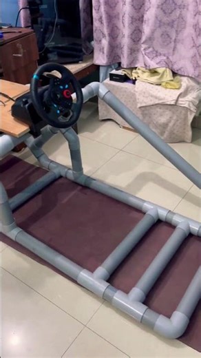 Building My DIY Racing Sim (Part 2 )🛠️🔥 | PVC Rig