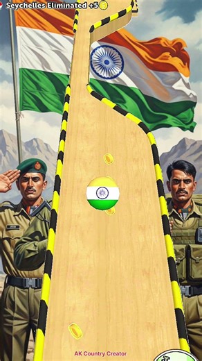 Indian army marble race 3d game play video #gaming #shorts