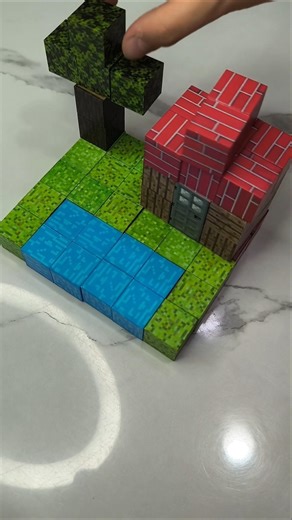 Steve Finally Gets His Perfect House | Lake, Tree & Home | ASMR Build