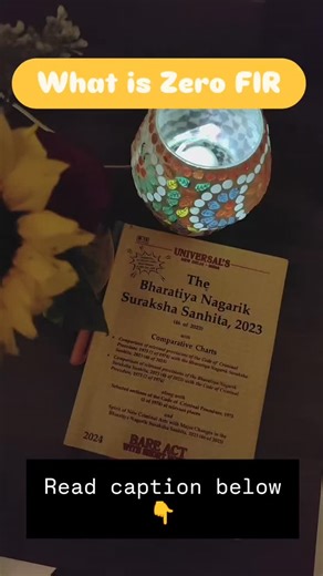 Adv.Tanushree Kaushik on Instagram: "Zero FIR Under BNSS Explained Under the Bharatiya Nagarik Suraksha Sanhita (BNSS), which replaced the CrPC on July 1, 2024, the concept of a Zero FIR has been formally codified under Section 173. While the practice existed previously through judicial guidelines (notably after the Nirbhaya case), the BNSS now provides it with explicit statutory backing, making it a mandatory legal procedure. What is a Zero FIR? A Zero FIR is a First Information Report that can