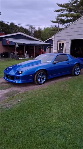 Explore the 3rd Gen Camaro with Royal Blue Metal Flake