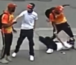 Terrible: Dude Gets Stomped Out, Put To Sleep & Robbed On Camera In Broad Daylight!