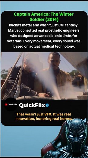 Winter Soldier's Arm Was Based On REAL Prosthetics 😱🦾#marvel #mcu #avengers #captainamerica