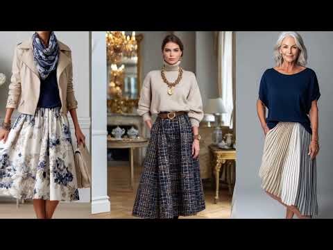 Maxi Skirts for Every Season | Elegant, Classy & Effortless Fashion for Women Over 60