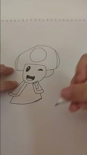 Drawing Toadette