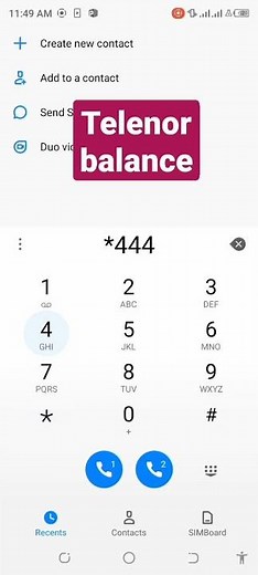 How to check telenor sim balance || Telenor Sim balance check Code||