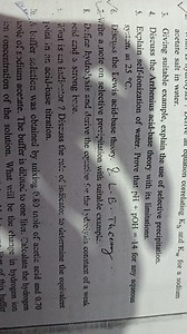 acetate salt in water.3. Giving suitable example, explain the ... | Filo