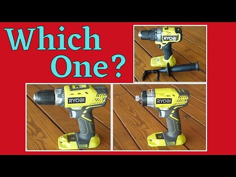 Ryobi 18V ONE+ Drill Comparison || A Beginner's Guide to Drills