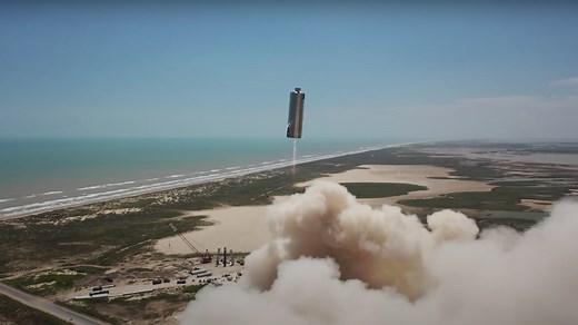 SpaceX releases a cool video of a Starship test flight