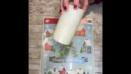 DIY Dollar Tree Window Cling Candle Holder. I took my original window cling candle holder idea to a whole other level! | Creating Through Chaos