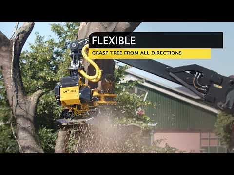 GMT Equipment Total Tree Control - felling grapple saw attachment