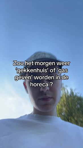 Denk dat het vooral ‘knallen’ gaat zijn… #horeca #hitte #gasgeven #gekkenhuis