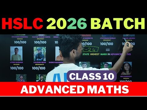 ADVANCED MATHS CLASS 10 HSLC 2026 BATCH | All Chapter Advanced Maths | Maths Assam Dipankar Sir