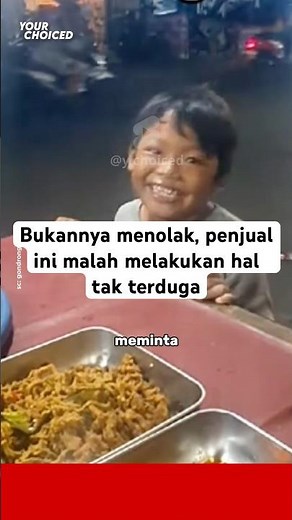 Siapa sangka, penjual sederhana ini memberi pelajaran besar tentang berbagi