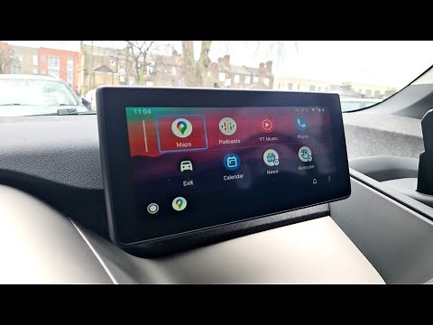 BMW i3 Android Auto Interface on to Original Screen using Maps, Youtube Music, Google Assistant