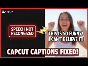 How To Fix CapCut Captions Not Working - Caption Issues Solved #capcutcaptions