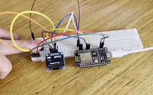 开源血氧仪，使用esp8266,0.96寸4pin oled，MAX30102传感器制作