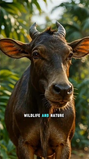 Anoa of Indonesia 🇮🇩 | A Rare Endemic Wild Buffalo#shortsfeed#shorts