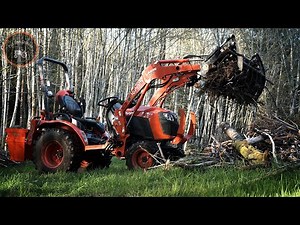 NEW Kubota B2601 & Land Pride Grapple SGC0660
