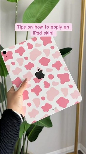 Tips on how to apply an iPad skin (vinyl decals)