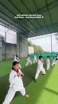 ACD athletes did their best in the Belt Examination – 2nd Round 2025, Dec 21. #ACD #taekwondo