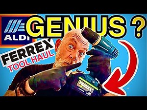 IMPROVED Aldi Ferrex Cordless Drill😃 & Tool HAUL!