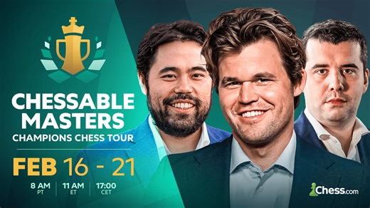 Chessable Masters Opens 2025 Champions Chess Tour Spearheaded By 5-Time Champion Carlsen - Page 2