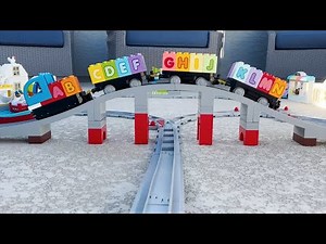 Practice ABCs with Lego Duplo Alphabet Train