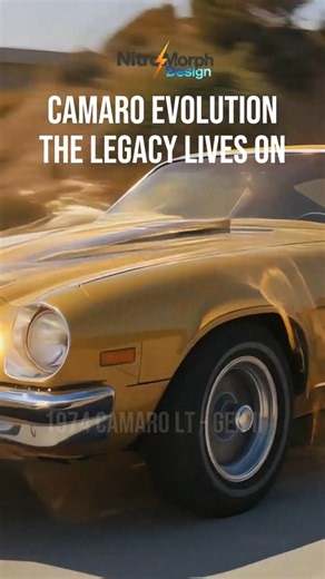 Chevrolet Camaro Evolution – A Cinematic CGI Teaser (Full Film Coming Soon)#Camaro #NitroMorphDesign