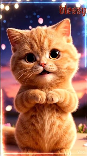 Romantic Dancing Cat 💖🐱 | Meow Love You… ✨ | Inspired by Kesariya | Cute 3D Animation