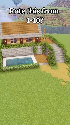Easy Basic Survival House Minecraft 🏠 #minecraft