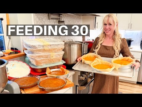 The Ultimate Made-from-Scratch Thanksgiving 2025 Dinner Prep Begins!!