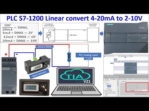 4 ~20mA convert to 2~10VDC signal generator converter