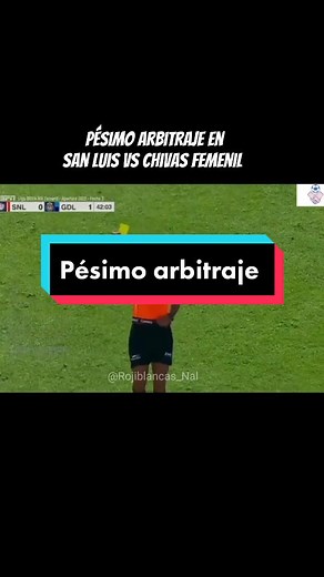 Pésimo Arbitraje en ADSL vs Chivas Femenil