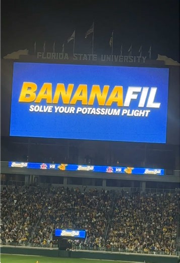 I couldn’t have been more excited to see @the_man_nanas do this hilarious bit in front of 60,000 @Banana Ball fans! Great job @radbodmikey, @Cody Fluffman, Ant and @Dad_Bod_Spidey. Love you brothers!