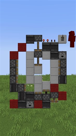 Satisfying Minecraft 3x3 Redstone Door