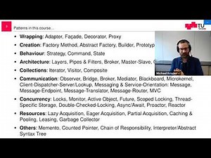 Design Patterns Final Lecture: Summary and Wrap-Up