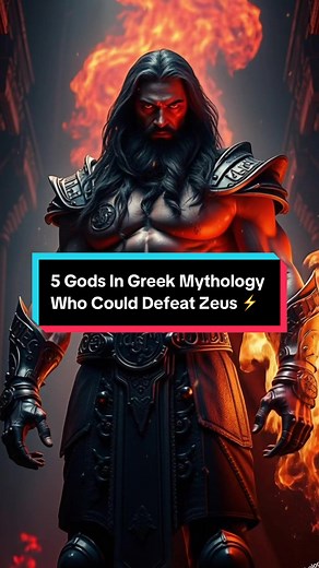 5 Gods In Greek Mythology Who Could Defeat Zeus ⚡️ In this thrilling exploration, we delve into five formidable gods who could challenge Zeus's reign: Hades, ruler of the underworld; Poseidon, god of the sea; Ares, the fierce god of war; the Moirai, the fate-weavers; and Nyx, the powerful goddess of night. Discover their unique strengths and mythological tales as we analyze how each might outsmart or overpower the king of Olympus in epic battles of divine power! #zeus #greekmythology #greekgods