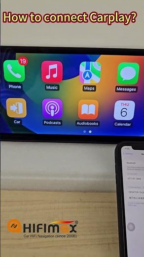 How to connect carplay to Android 14 BMW touch screen?