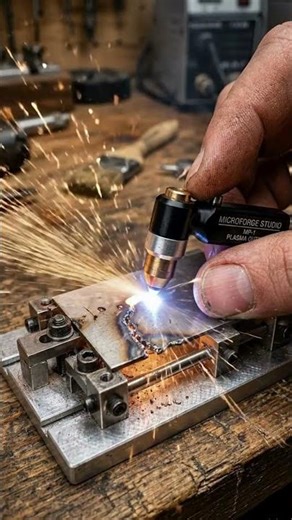 World’s Smallest Plasma Cutter in Action! ⚡🔥 #shorts #minitools #microtools