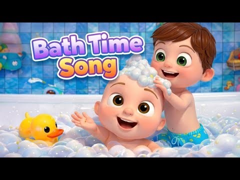 Bath Time Song 🛁 | Wash Your Hair & Body | Kids Songs & Nursery Rhymes