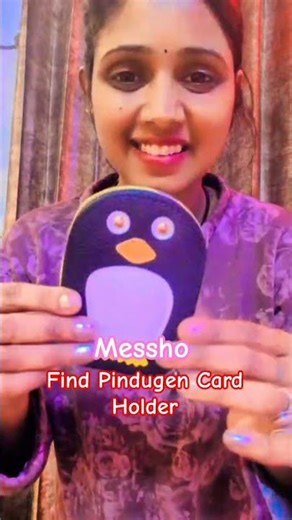 Penguin Card Holder #1million #meeshoonlineshopping #unboxing #products