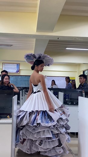 Art Appreciation Fashion Show featuring Recycled Eco Fashion Costumes