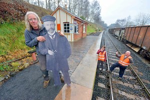 Severn Valley Railway volunteers proud to unveil new platform - with video