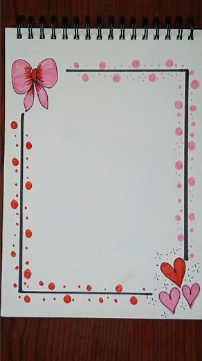 Learn how to make beautiful front page design for project work. Easy border design ideas. #shorts