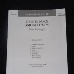 Violin 1 Courtly Dance and Procession