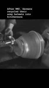 28K views · 33K reactions | This video is from 1946 and shows how they refashioned the helmets into colanders, pots, and other kitchen utensils. From @britishpathearchive | Historyfeels | Facebook