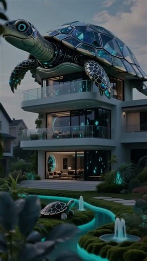 Unique Home Extreme Turtle Mega House #home #uniquehomes #interiordesign #homedesign