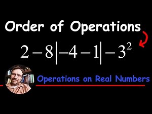 How to Simplify an Expression with an Absolute Value using the Order of Operations