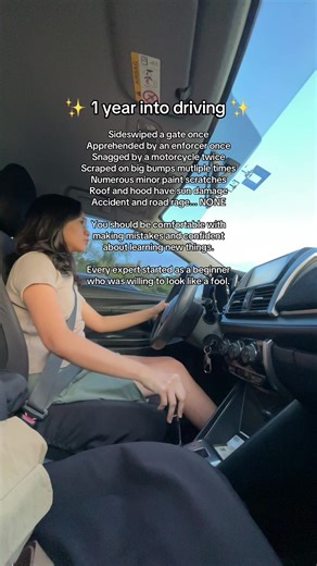 One Year of Driving: Progress Over Perfection